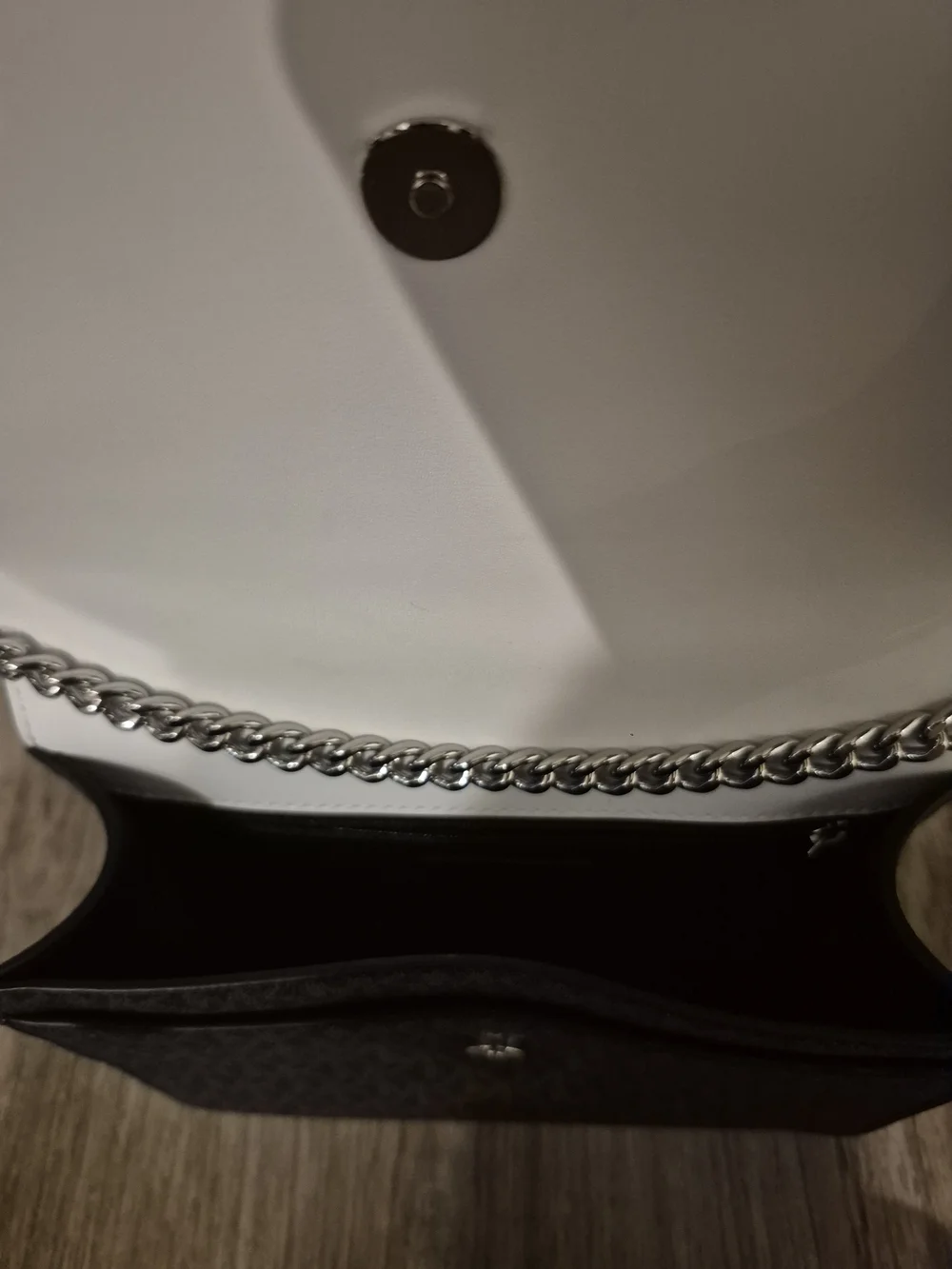 Michael Kors Black & White Crossbody Bag